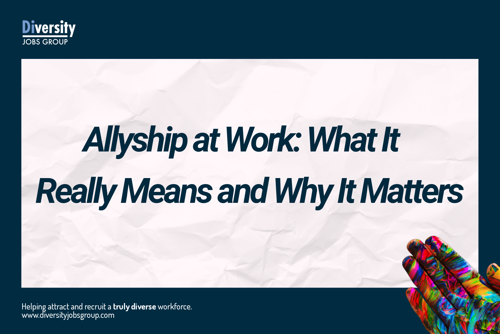 Allyship at Work: What It Really Means and Why It Matters